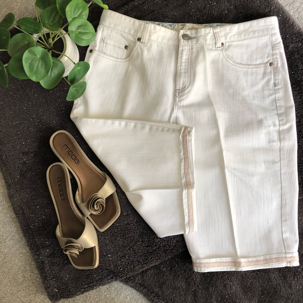 White Capris by Madison